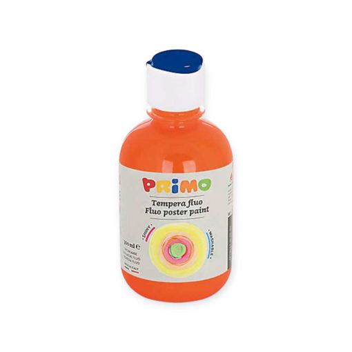 Picture of PRIMO 300ML FLUORESCENT POSTER PAINT ORANGE